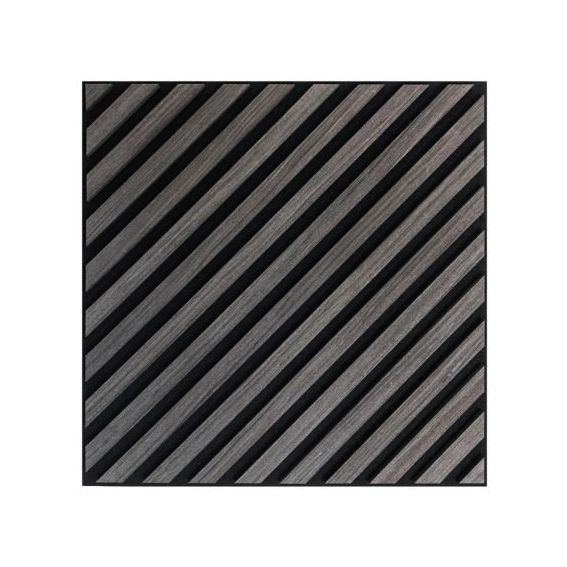 Επένδυση τοίχου 3D Wall Acoustic Panel Anthracite Diagonal