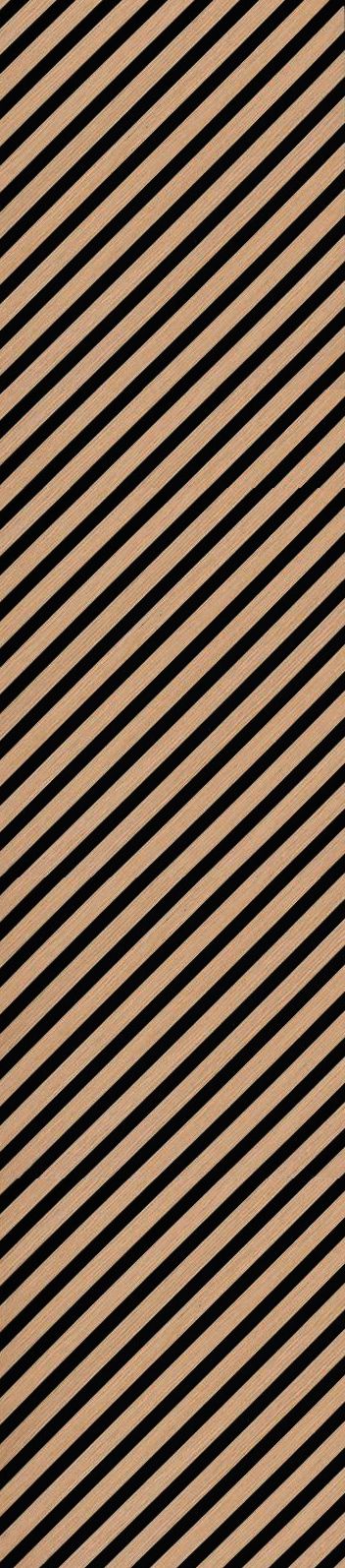 Επένδυση τοίχου 3D Wall Acoustic Panel Chocolate Diagonal