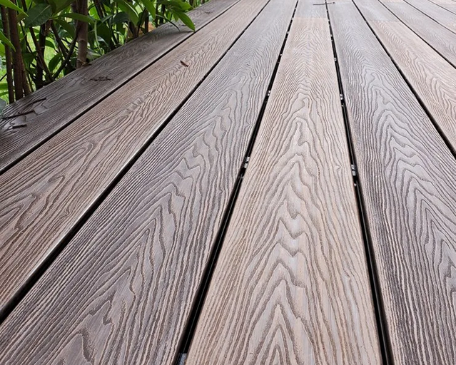 Deck WPC Δάπεδο Brown RD06 25mm