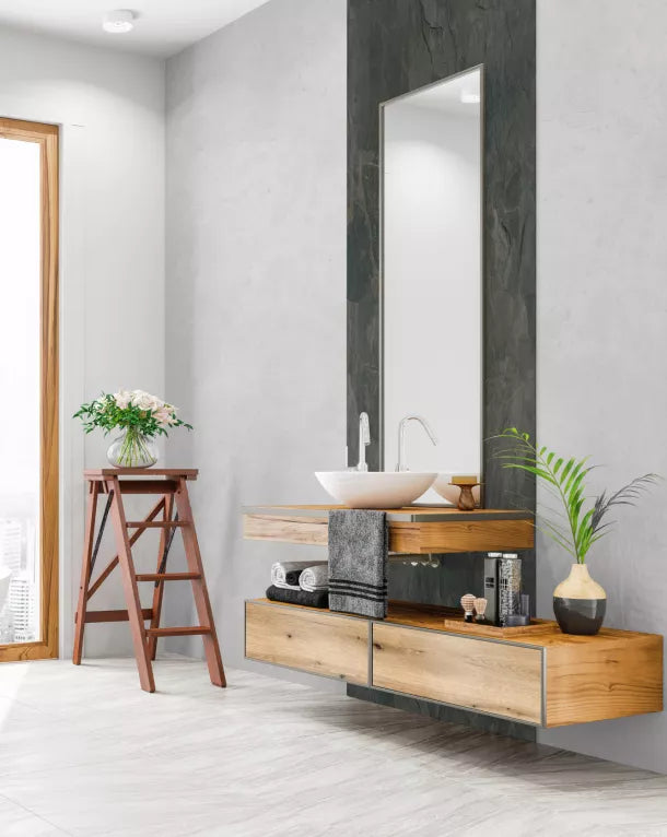 Επένδυση τοίχου Μπετό SPC Rocko R119 Crema Valpolicella