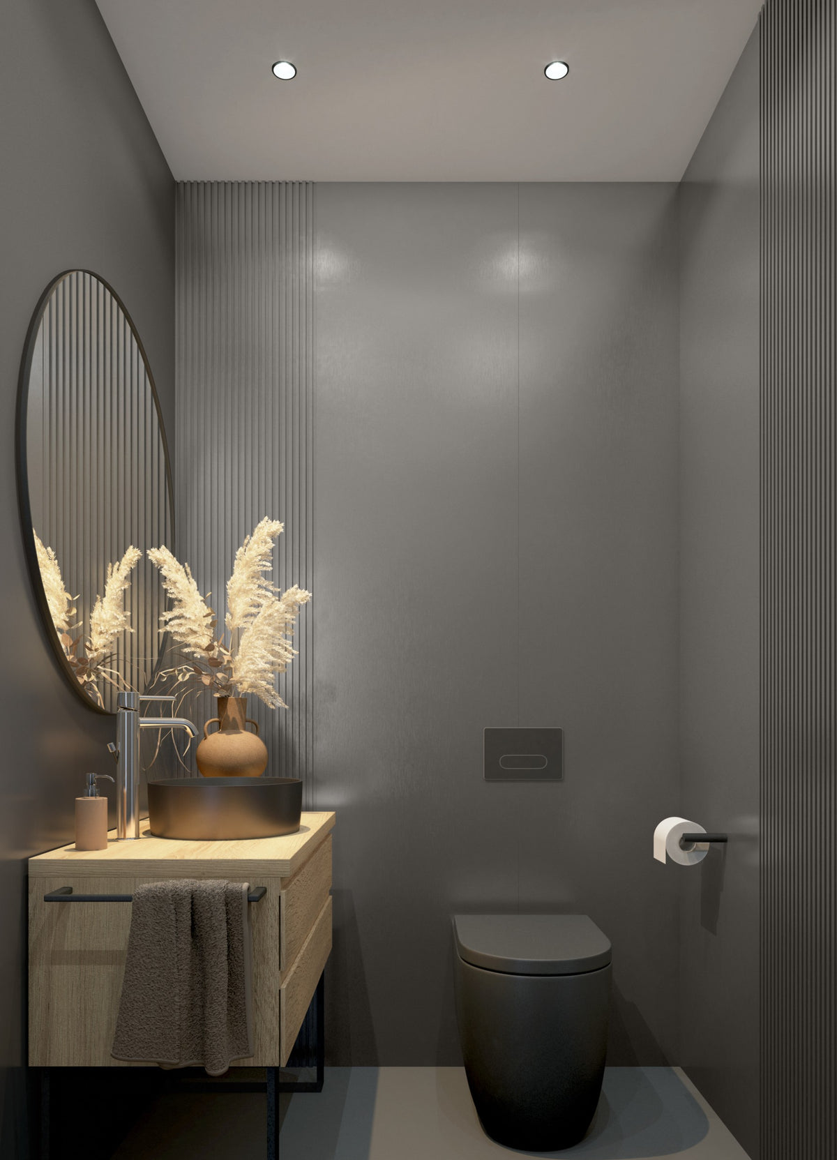 Επένδυση τοίχου Modular Brushed Steel M-Line