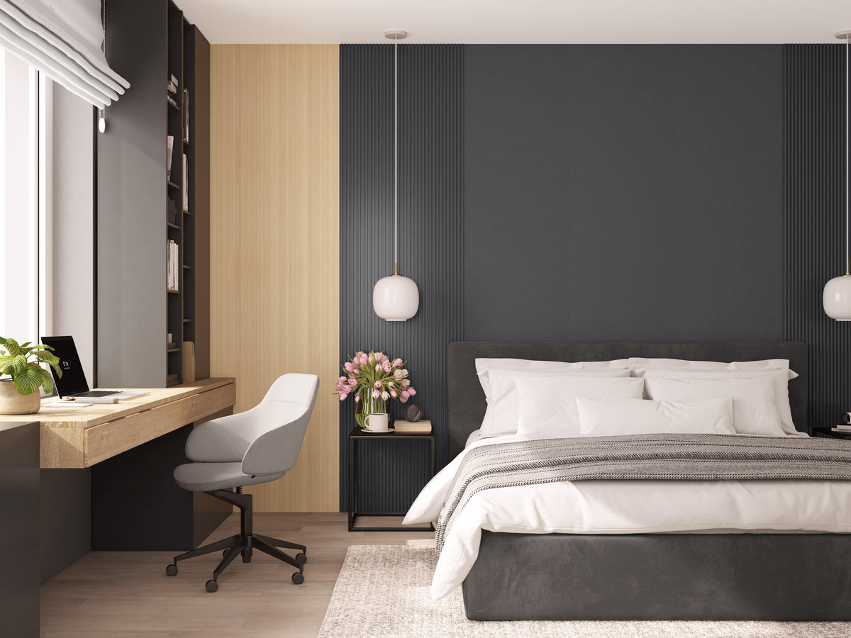 Επένδυση τοίχου Modular Deep Grey XL