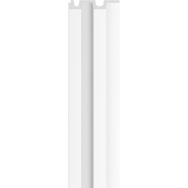 Επένδυση τοίχου 3D Wall Panel White L-Line