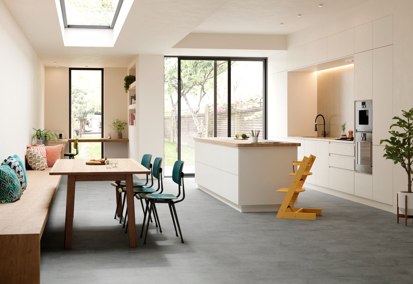 Βινυλικό Δάπεδο Κουμπωτό SPC AC.5 CL.33 Douro Concrete Clouds