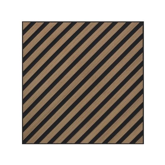 Επένδυση τοίχου Mika Acoustic Panel Chocolate Diagonal