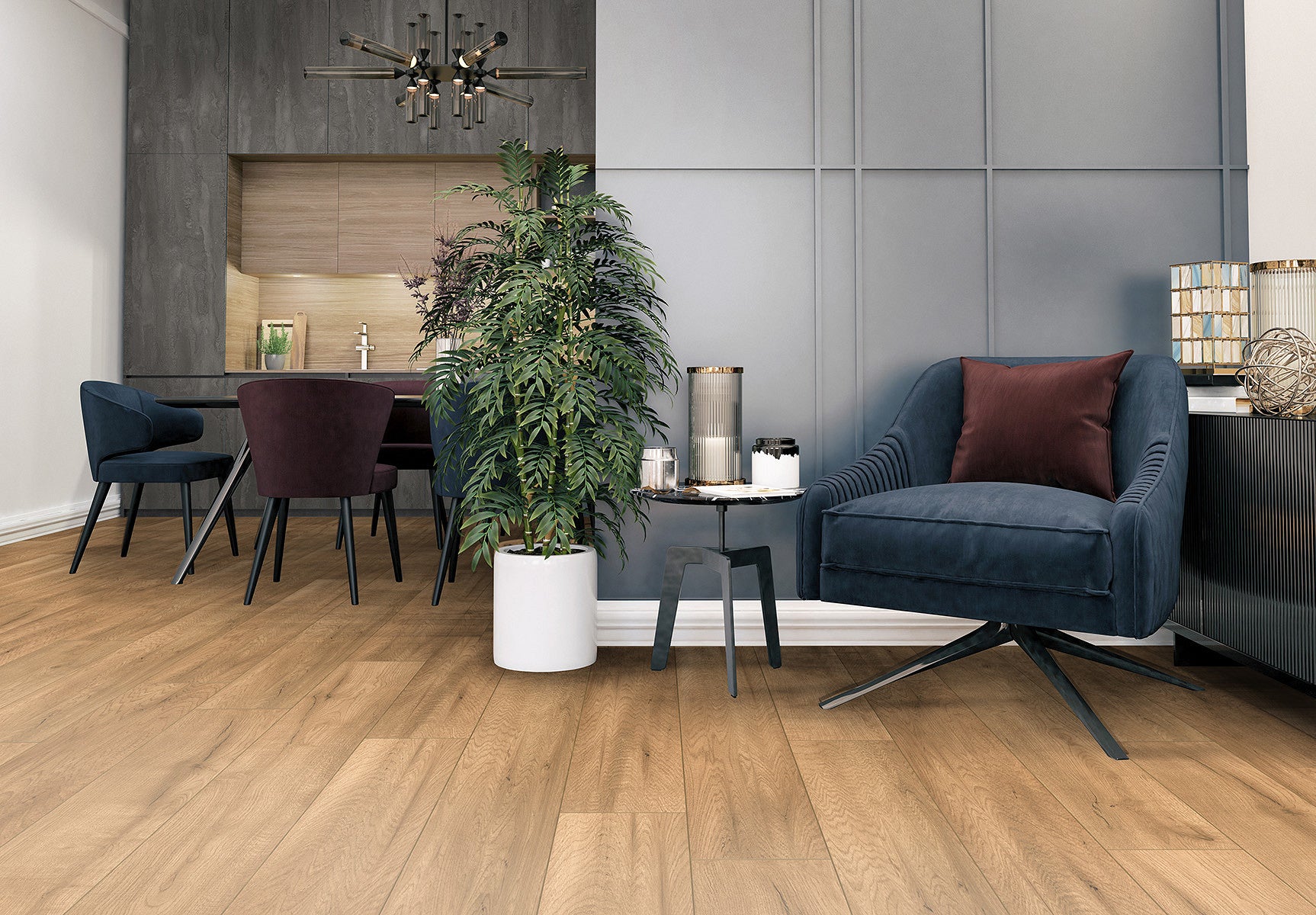 Βινυλικό Δάπεδο Κουμπωτό SPC AC.4 CL.32 Kronostep Z209